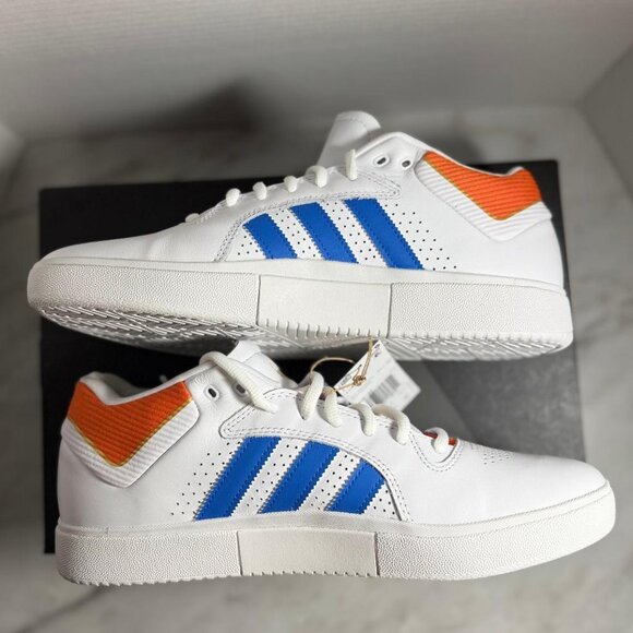 adidas Tyshawn White Orange Blue Bird NY Knicks Size 12 - | NWB rep box - Picture 7 of 10